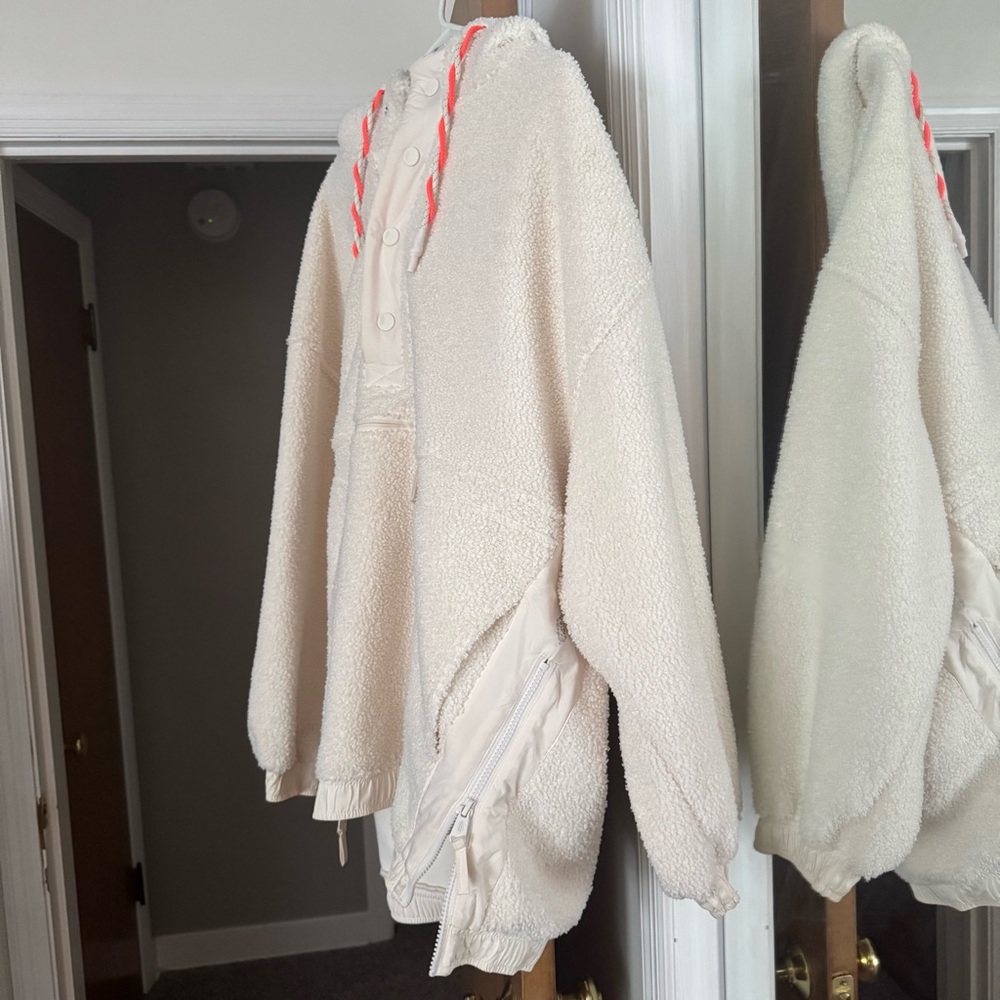 FP Movement by Free People Fuzzy Was She cream hoodie - Picture 6 of 9